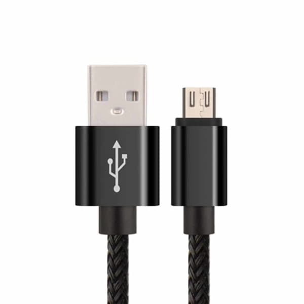 2 Meter - Micro-USB - Quick Charge Kabel Extra Lång