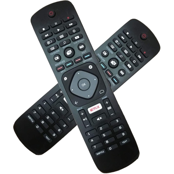 Universal Philips smart TV-fjärrkontroll med Netflix-ersättning (Philips)