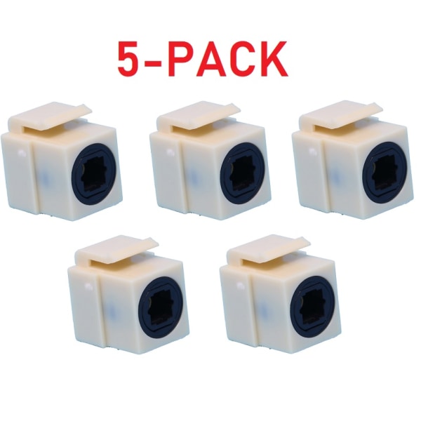 Toslink skarvdon module optiska keystone (5-pack)