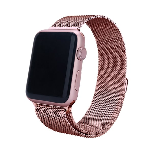 Apple Watch Milanese 9 Loop 42/44mm Roséguld 1/2/3/4/5/6/SE (Roséguld) 42/44mm