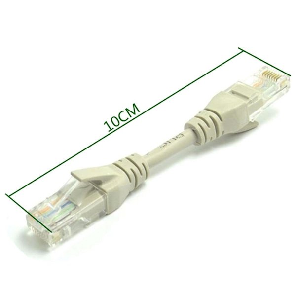 (10-PACK) 10cm (0, 1m) nätverkskabel , Ethernet, LAN, patchkabel, 1Gbit/S 10 centimeter