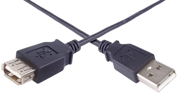 (3st) 1.5m Förlängningskabel USB 2.0 - Förlängare (1.5 Meter)