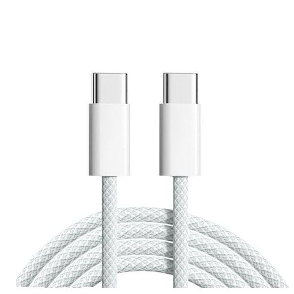 60 W usb-c-laddningskabel (2 Meter!!) Bulk MW493ZM (Extra Lång) iPhone 15 16 Pro Plus MAX