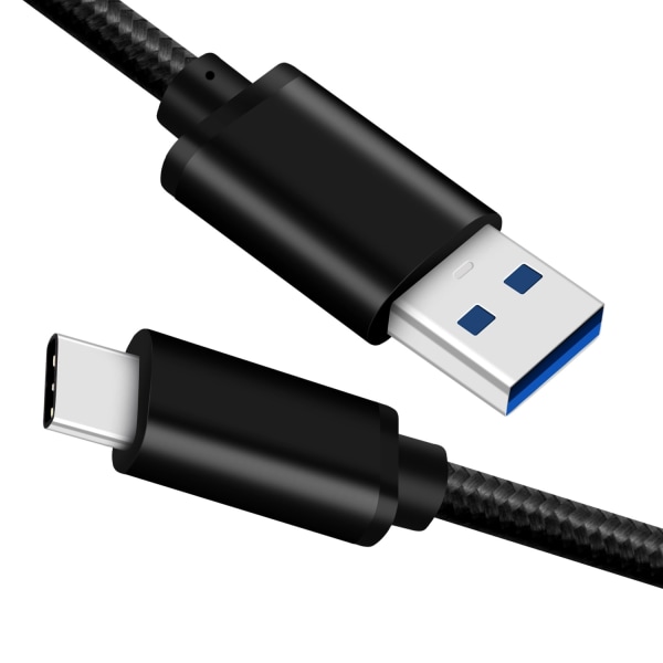 (2st) Samsung för Ultra S20 S21 5G Laddare USB-C USB-kabel 1M (2-PACK) 1 meter