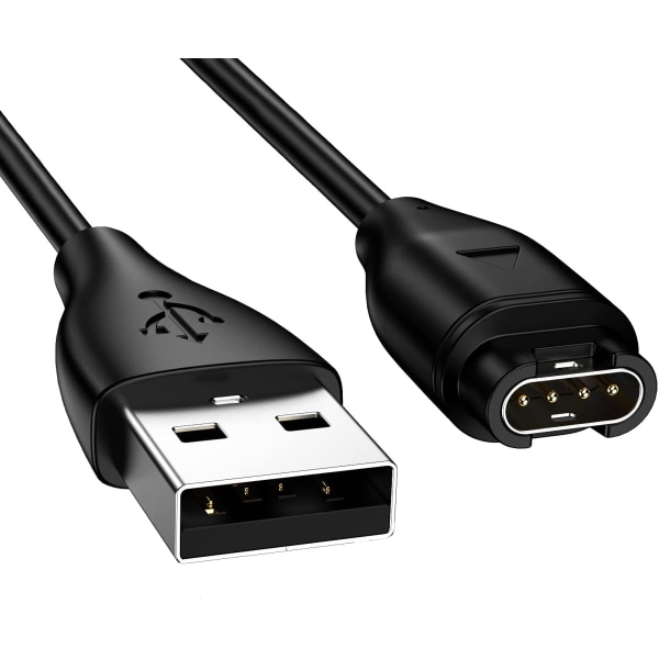 (2-PACK) Universal laddare för Garmin klockor Svart (1-PACK)