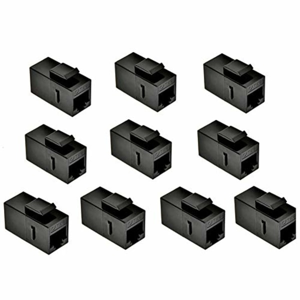 (10-PACK) RJ45 Skarvkontakt - Koppla ihop flera nätverkskablar (10-PACK)