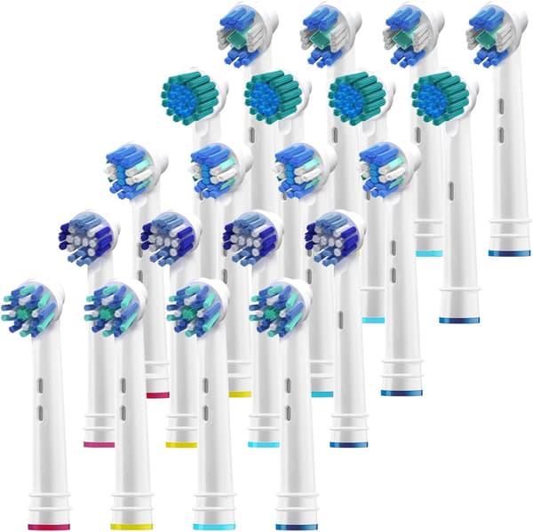 32-pack set kompatibla tandborsthuvuden tandborste White 32-Pack set