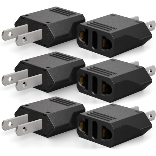 8-PACK Reseadapter EU till US (8-PACK)