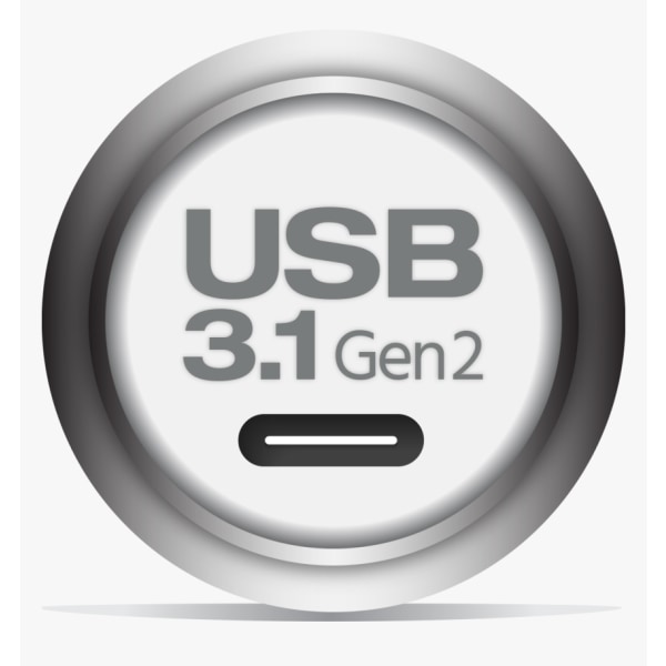 USB-C till  USB-C, gen. 2, 1 M (10GB) (DP ALT MODE) (GEN 2) 1 meter