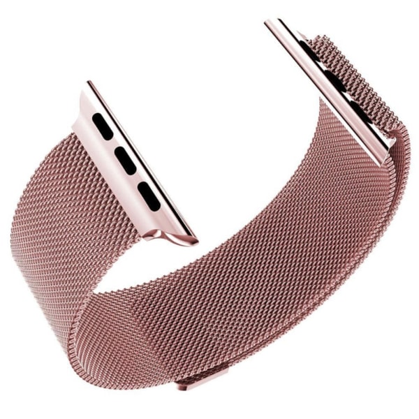 Apple Watch 9 Milanese Loop 38/40mm (Rosa) 1/2/3/4/5/6/SE (Rosa) 38/40mm