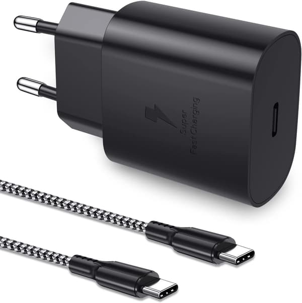 Moto USB-C Kabel med USB väggladdare Extra Lång 2M