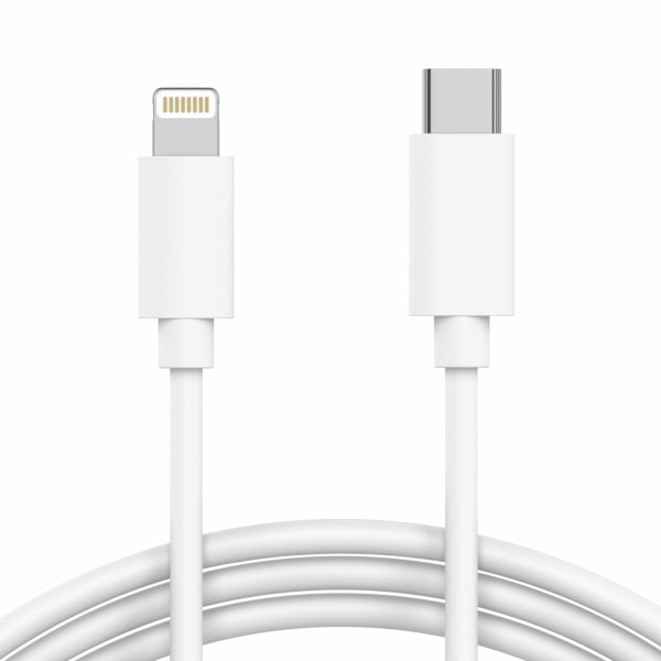 (2st) iPhone kabel för Apple 11/12/13 USB-C till Lightning 1M (2-PACK) 1 meter
