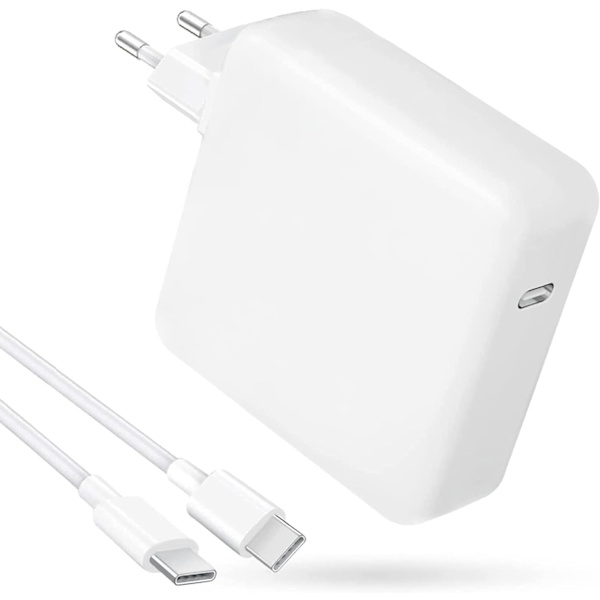 Kraftfull laddare för alla USB-C enheter, 96W, kabel ingår (3 Meter) (3 Meter)