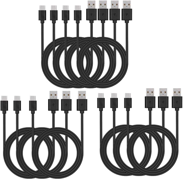 (10-Pack) top kvalitet USB till Samsung/xbox/PS4/PS5 (3M)