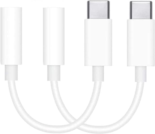 2 stycken Digital USB-C till 3,5mm för nya Samsung telefoner