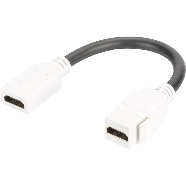 (5-PACK) HDMI modul Keystone Skarvdon väggdosa