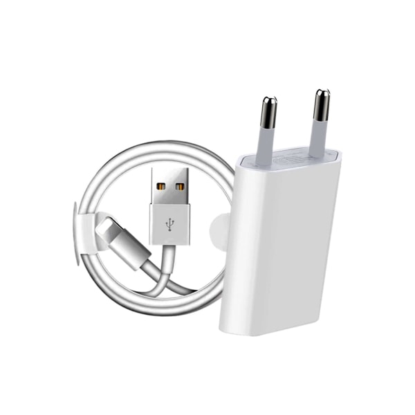 Lightning laddare 2M iPhone 13/12/ Xs/Max/X/8/7/6/5SE + USB