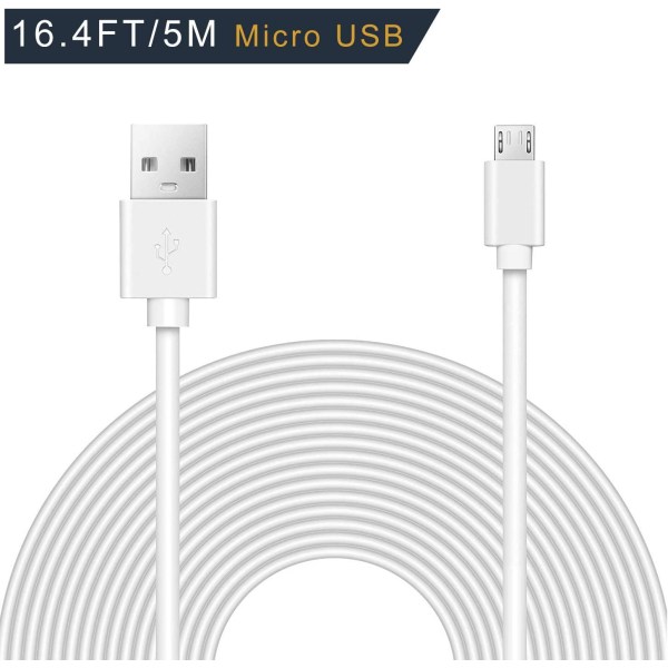 5 METER! Micro-USB-kabel till Android & PS4 & XBOX ONE 5 METER