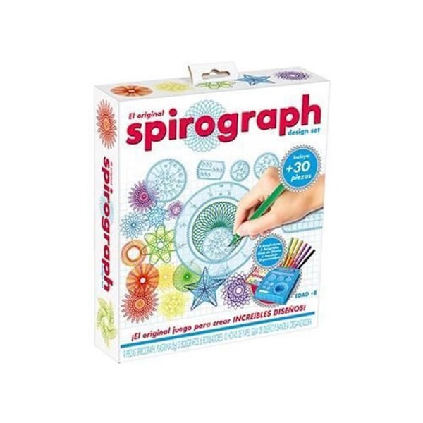 Spirograph Design ritsats - WORLDBRANDS - 30 delar - 19,5 x 5 x 12,5 cm