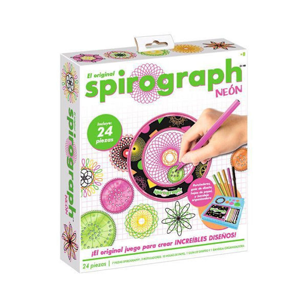 Festby Spirograph Neon Spirograph Child 8 Years Mandala Designer Kit Mandala Child Børnetegnesæt Creative Game Girl 8 år