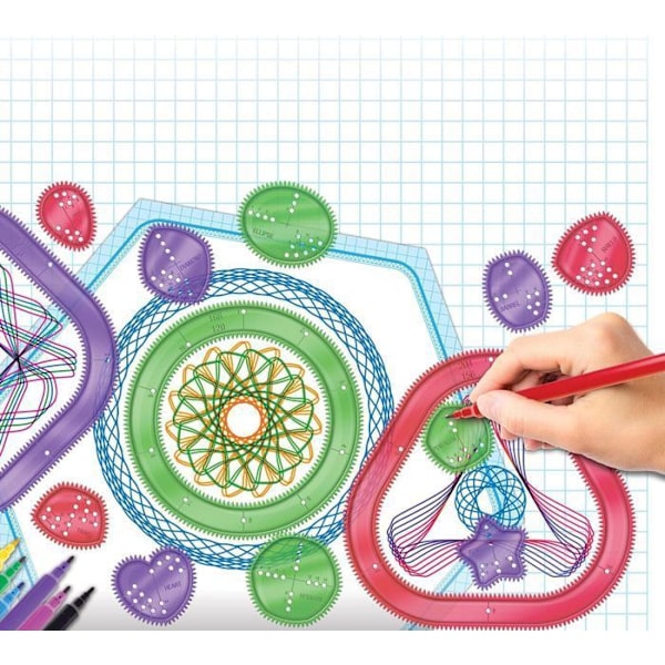 Festby for Spirograph Fun Shapes | børne tegning | børns skabelse | tegnesæt til børn |