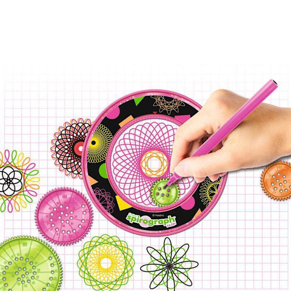 Festby Spirograph Neon Spirograph Child 8 Years Mandala Designer Kit Mandala Child Børnetegnesæt Creative Game Girl 8 år