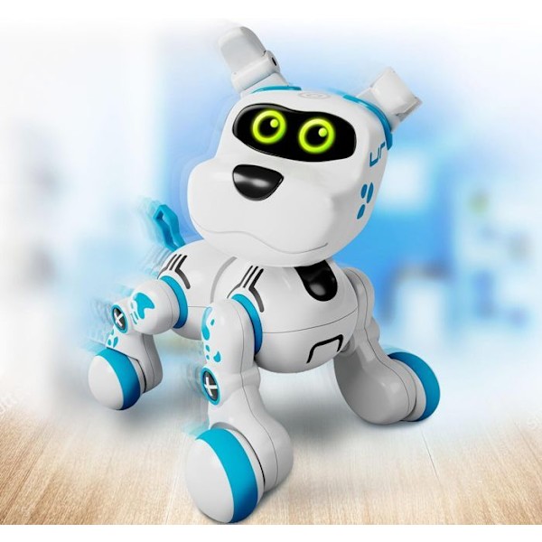 Xtrem Bots - Bobby Robot Dog | Robothundebarn | Interaktiv hund til børn | Legetøjsrobot fra 5 år og opefter | Elektroniske robotter