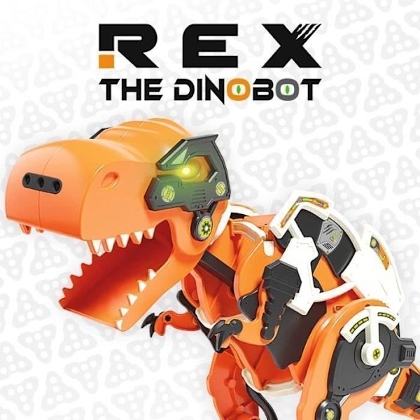 Xtrem Bots - T Rex Dinobot, Dinosaur Robot Toy, Programmerbar Dinosaur Robot, Children's Robot, Tyrannosaurus og Giant Robot