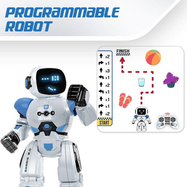 Xtrem Bots- Robbie, Kids Remote Control Robot, Kids Interactive Toys, Electronic Educational Robots