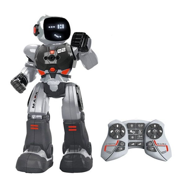 Xtrem Bots - Mark | Robotbarn 5 år | Robotleksak | Fjärrkontrollrobot | Elektroniska robotar