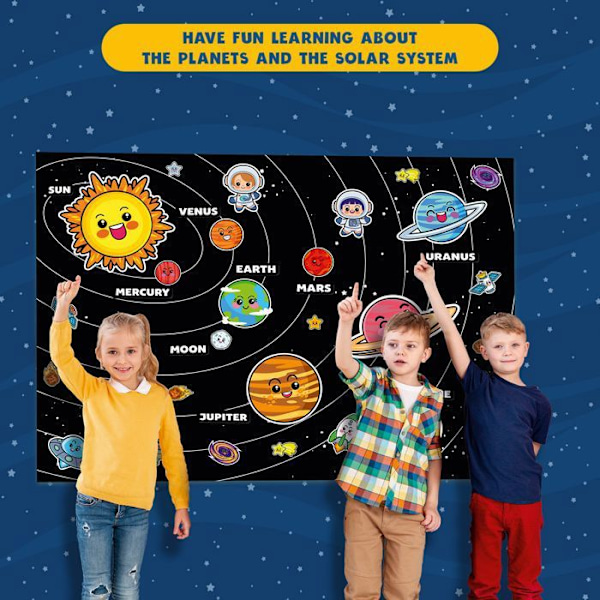 Astronomi | Montessori Legetøj med Figurer | Big Minds - Udforsk Solsystemet for Børn |