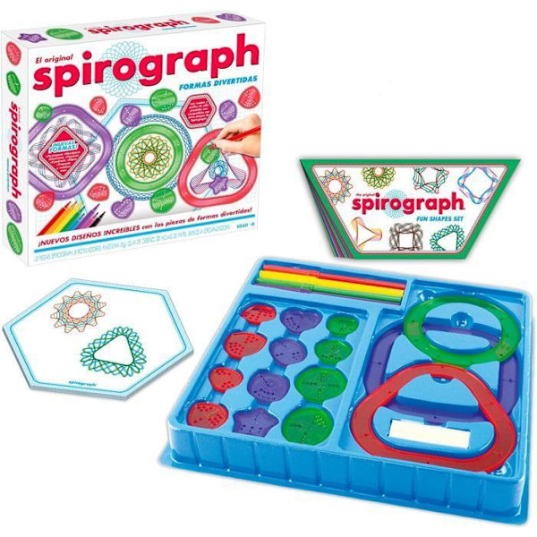 Festby for Spirograph Fun Shapes | børne tegning | børns skabelse | tegnesæt til børn |