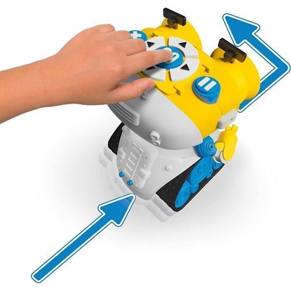 Xtrem Bots - programmerbar robot Andy, interaktiv pedagogisk leksak, intelligenta pedagogiska spel för barn, leksaker för pojkar och flickor 4 år gam