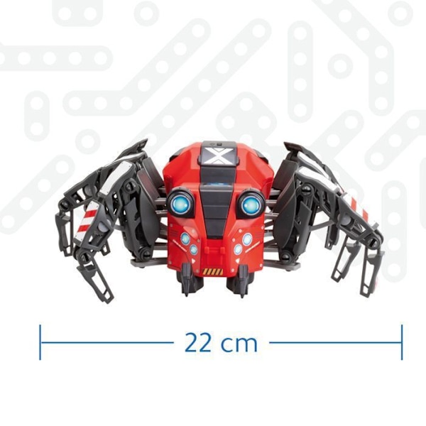 Xtrem Bots - Spider Bot- Robot Kit til at bygge 110 stykker