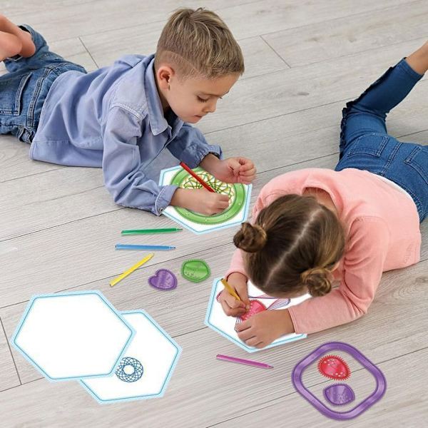 Festby for Spirograph Fun Shapes | børne tegning | børns skabelse | tegnesæt til børn |
