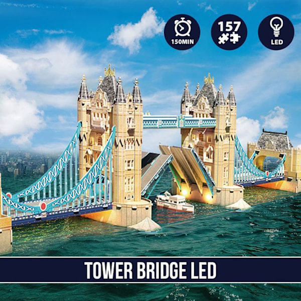 3d-pussel - Tower Of London Bridge | Vuxenkonstruktion | Modell att bygga |