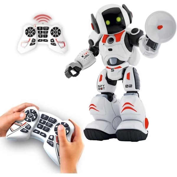 Xtrem Bots - James, programmerbar leksaksrobot, fjärrkontrollrobot, programmerbar robot, barnrobot 5 år gammal, barnfjärrkontrollrobot