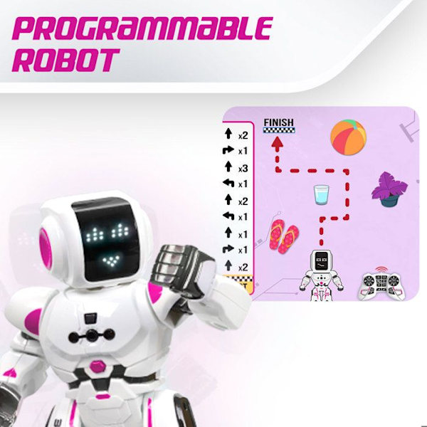 Xtrem Bots - Sophia Robotlegetøj, Fjernstyret robot til børn og piger, Robotik til børn 5 år, Robotlegetøj til børn
