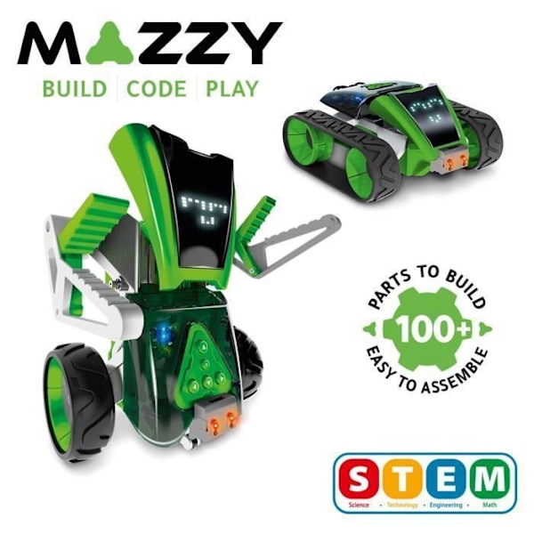 Programmerbar robot för barn - XTREM BOTS - Mazzy - Bluetooth - Mazes - Datorkodning