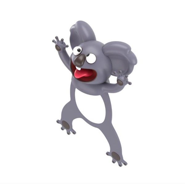 3D-kolmiulotteinen eläin luova kirjanmerkki koala 1 kpl