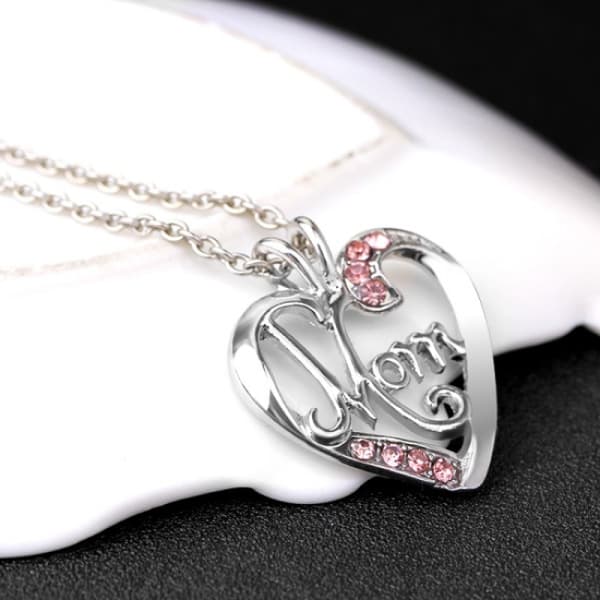 Halsband för mamma Silver Rosa Rosa