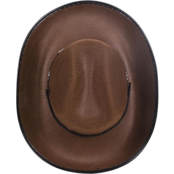 Cowboyhat med snørelukning, cowboyhat til mænd og kvinder, Fe