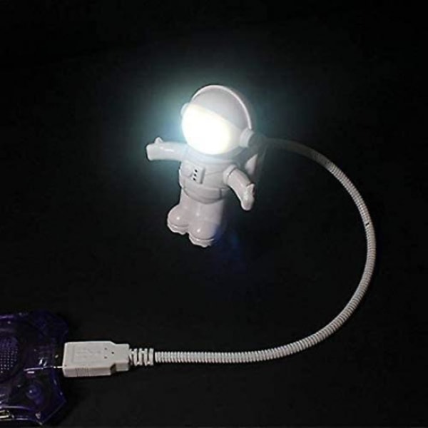 Kuuma myynti Uusi luova avaruusmies Astronautti Led Joustava Usb L