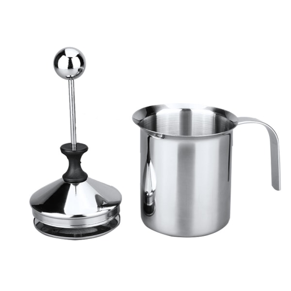 400cc rustfritt stål melkeskummer Håndholdt fancy kaffe