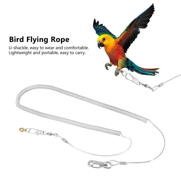 Papegøje Fuglesele Snor Flyvende Reb Pet Supplies Til Ara Afri