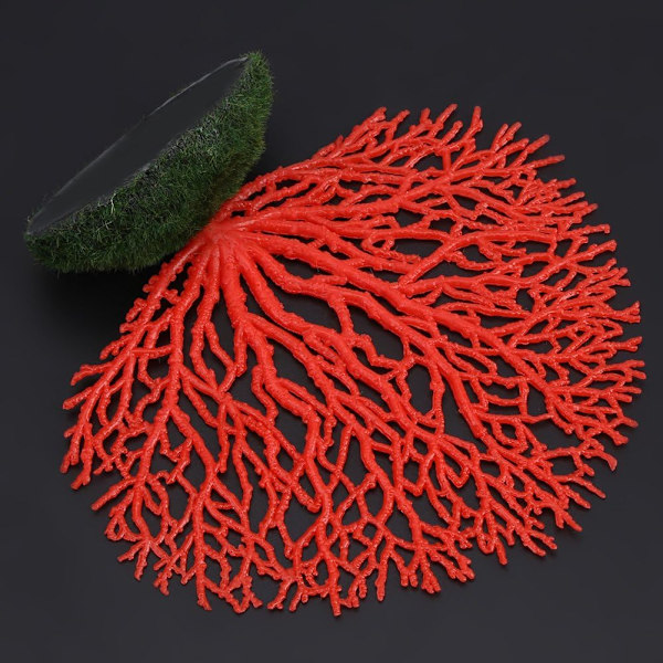 Kunstig dekorasjon korallplante ornament silikon kunstig de