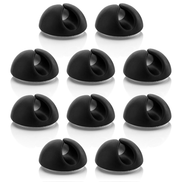 10x Kabelbindere Kabelholder Kabelhåndtering Kabelholder Kabel O
