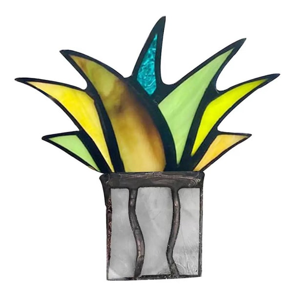 Hemmakontorsdekoration Kreativ Mini Akryl Aloe krukväxt St