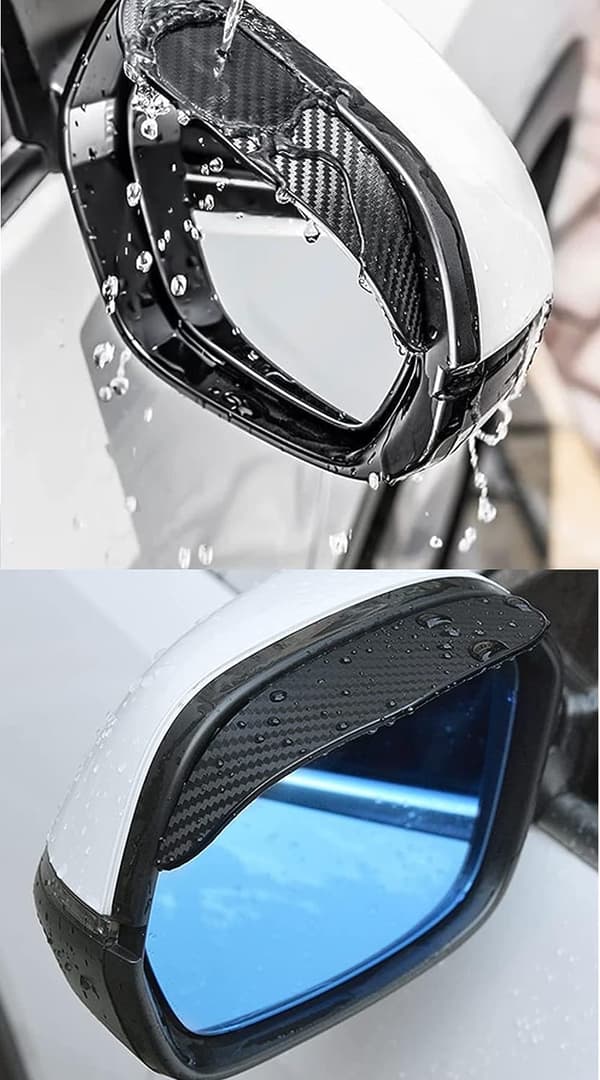 Speilregn Visor Øyenbryn, Sidespeil Visor Regnskjold, Sidespeil