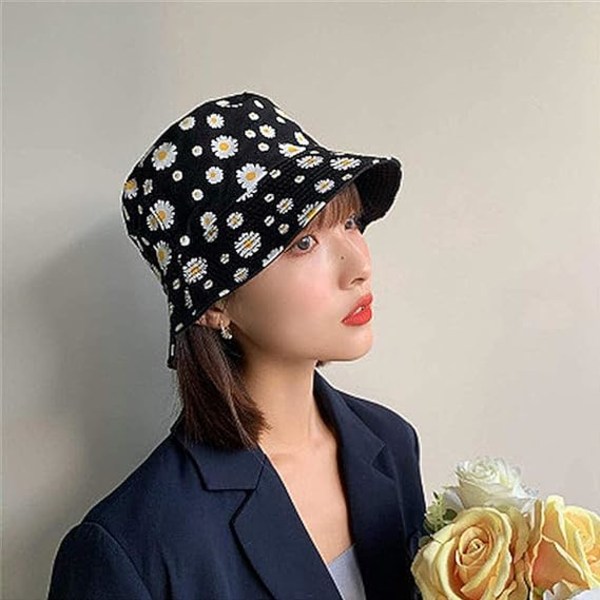 Dame Fiskerhat Solhat Visor Hatte Reversible Foldbar Spand